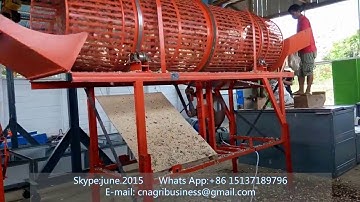 Cassava Peeling and Slicing Machine work video