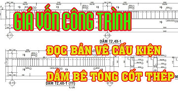 Đọc bản vẽ cấu kiện dầm BTCT : Giá vốn công trình (project cost price)