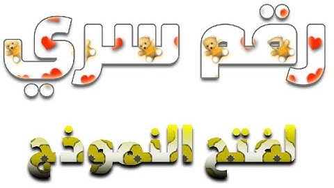 ادخال رقم سري لفتح نموذج معين أكسس 2021