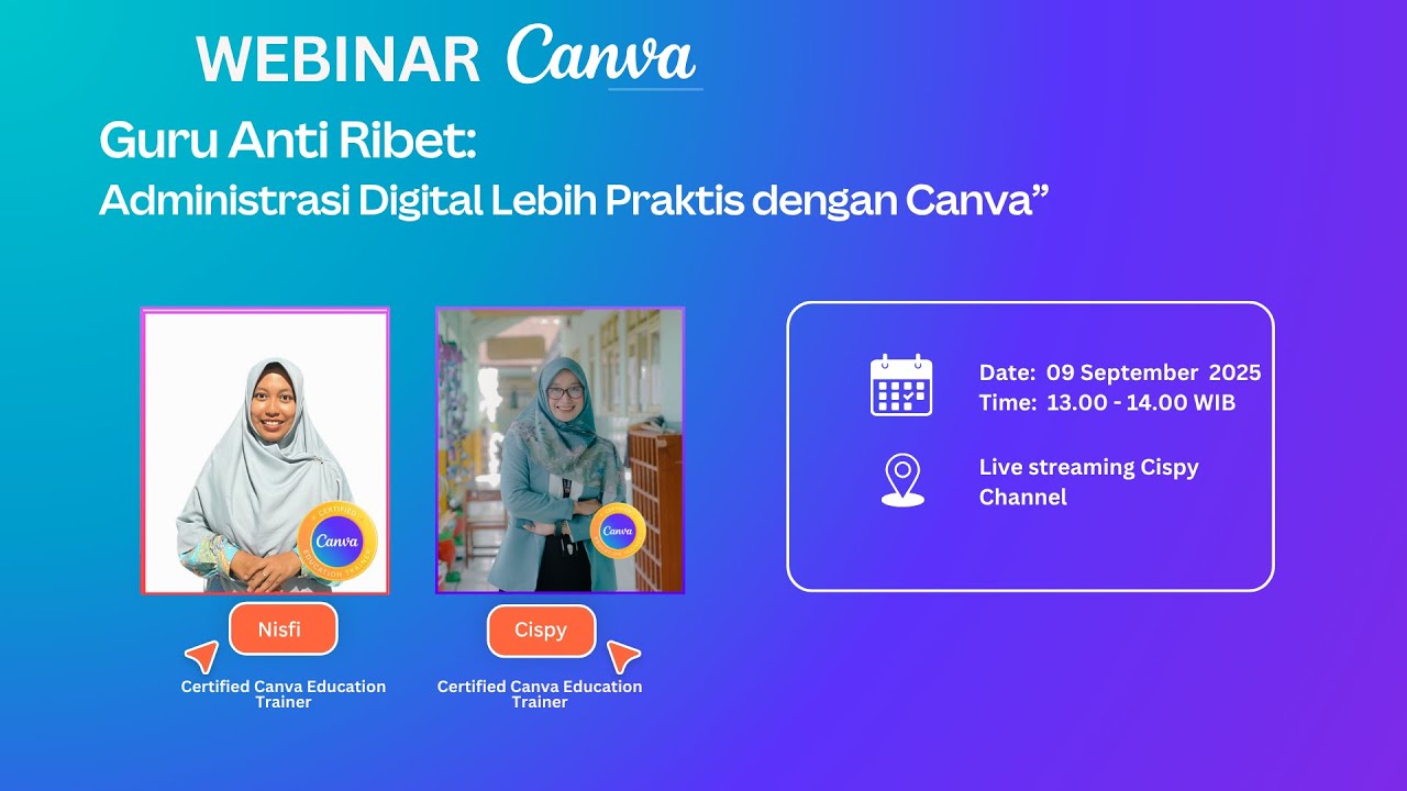 Guru Anti Ribet:Administrasi Digital Lebih Praktis dengan Canva”
