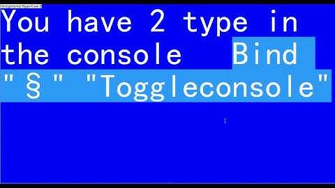 How 2 Open Console IN left 4 Dead!