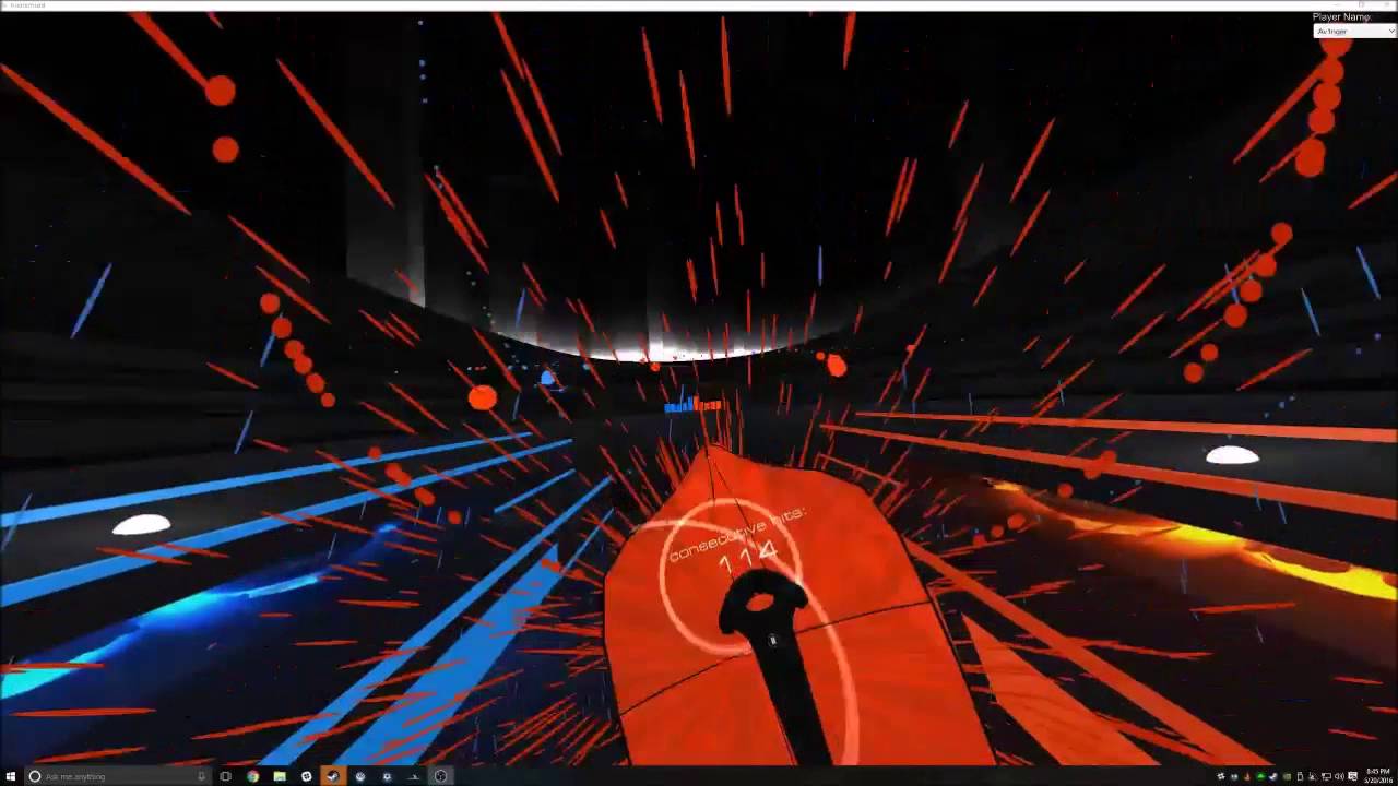 HTC VIVE Audioshield Gameplay - Hardest Song