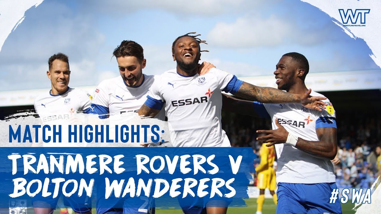 Match Highlights Tranmere Rovers v Bolton Wanderers Sky Bet League One YouTube