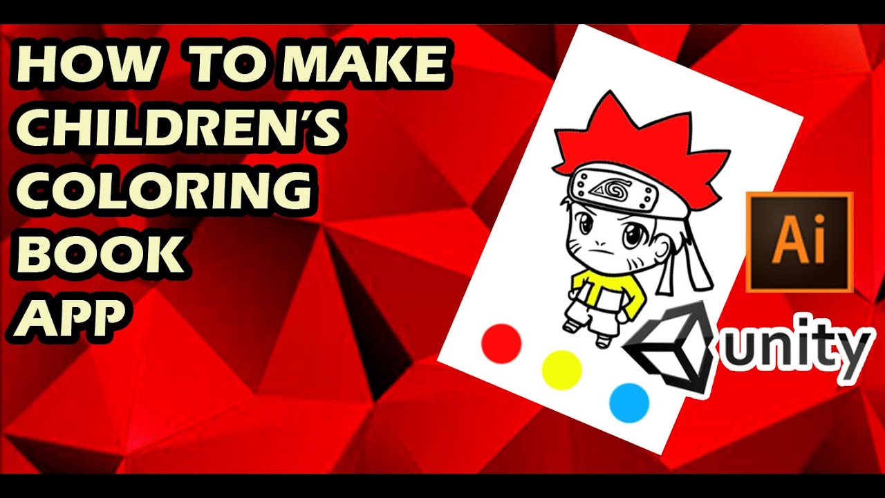 Unity 2020 tutorial : How to make a children coloring book app (Very