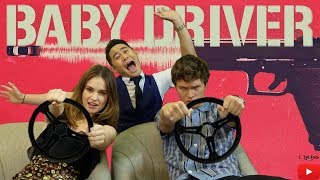 Eden Vs Ansel Charades | Baby Driver Junket | Eden Ang