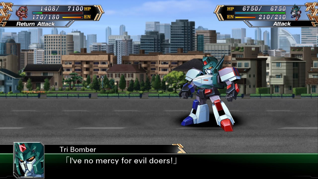 SRW V (4K) : Tri Bomber All Attacks