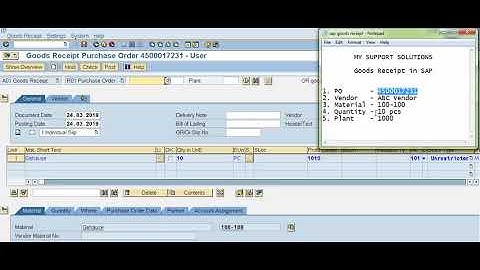 Goods Receipt In SAP | MIGO SAP | MIGO Transaction In SAP
