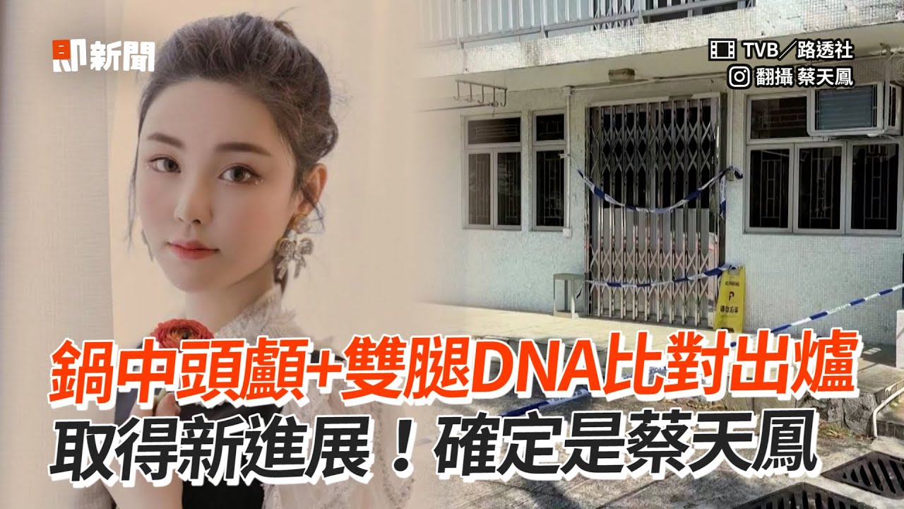 鍋中頭顱+雙腿DNA比對出爐　取得新進展！確定是蔡天鳳