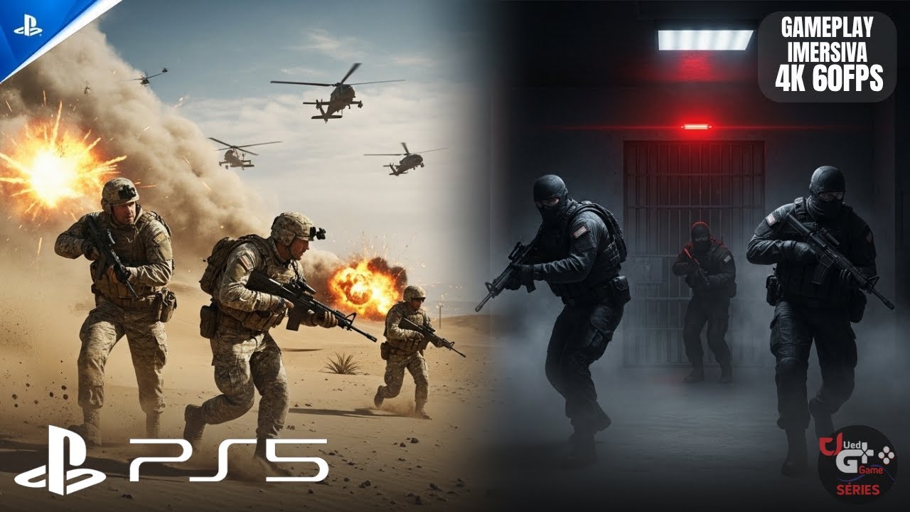 AREIA E SOMBRAS | Duas Missões de resgate - EP1 - Call of Duty BO6 - Gameplay Imersiva 4K60FPS