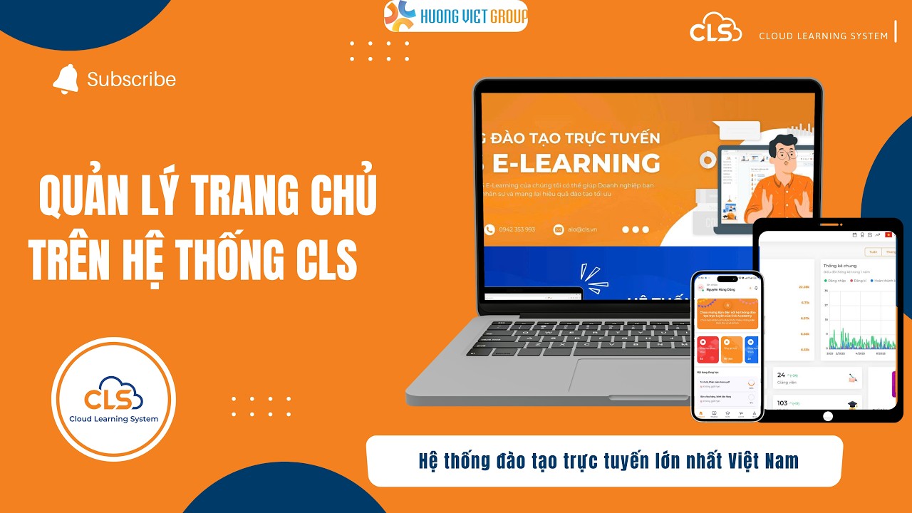 Bài 24: Quản lí trang chủ trên hệ thống CLS - YouTube