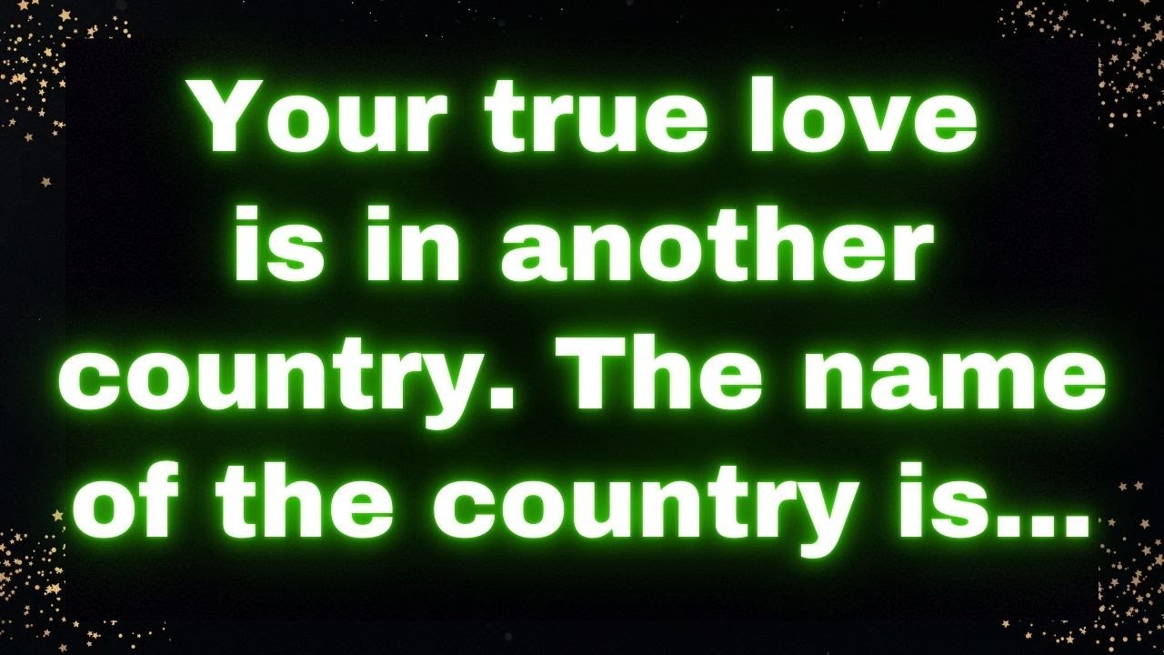 💖🌍 Your true love is in another country. The name of the country is... 🇺🇸👀