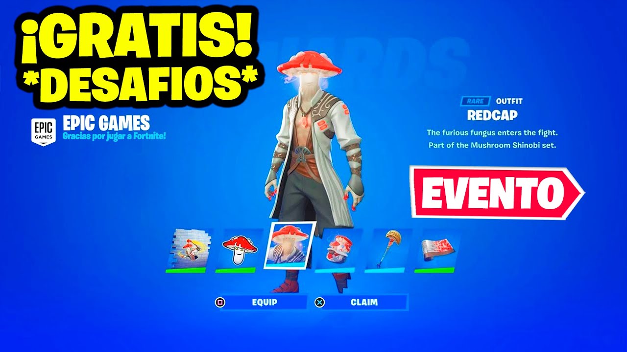 Fortnite: cómo conseguir GRATIS 12 recompensas y 2 skins del