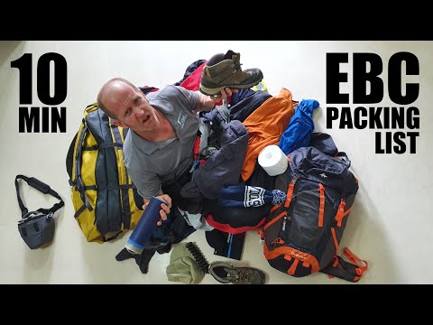 EVEREST BASECAMP PACKING LIST - THE ESSENTIALS IN UNDER 10 MINUTES