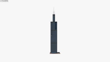 Willis Tower 3D model by 3DModels.org