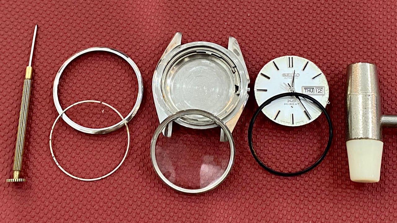 How to Remove a King Seiko KS 56xx Machine From The Case With a Solid Caseback That Does Not Unscrew
