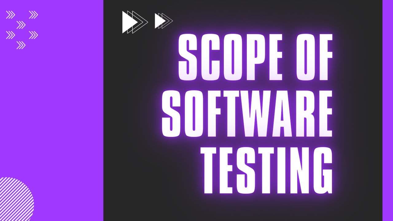 Scope for software testing - YouTube