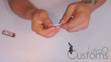 Lutro0 Customs - Heatshrinkless Sleeving "Plastic Type" Method