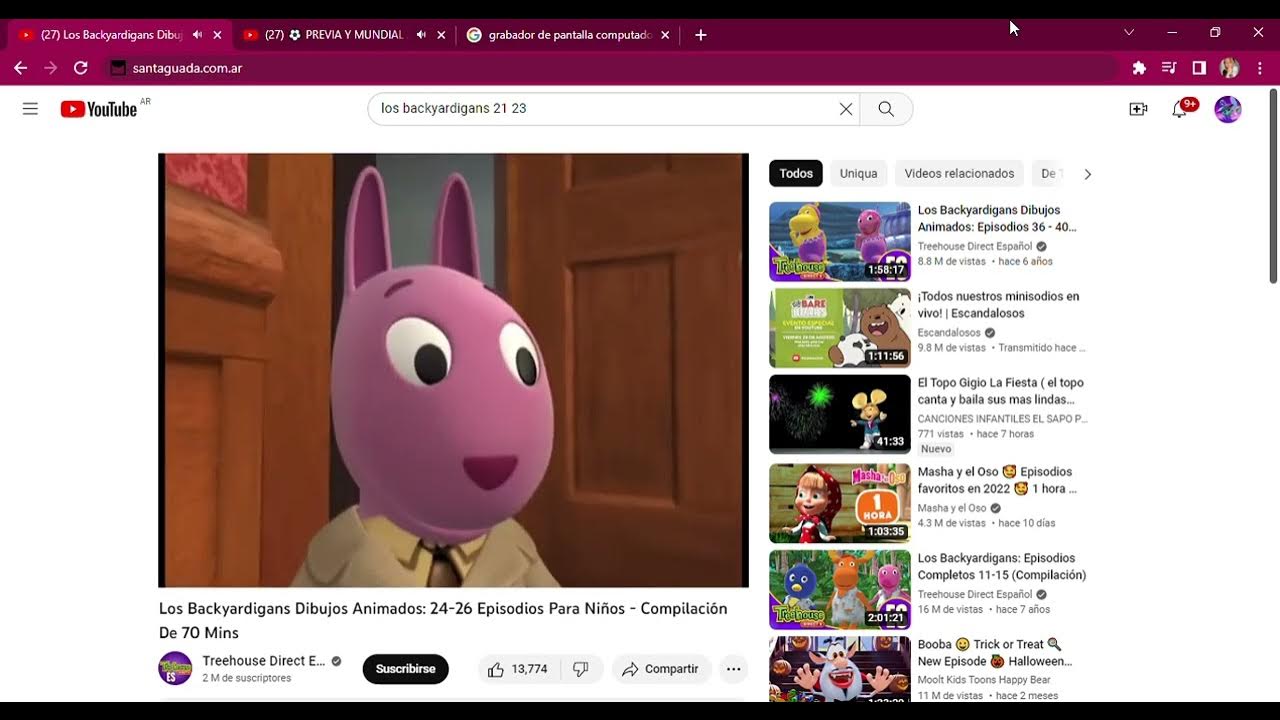 27 Los Backyardigans Dibujos Animados 24 26 Episodios Para Niños Compilación De 70 Mins Youtube