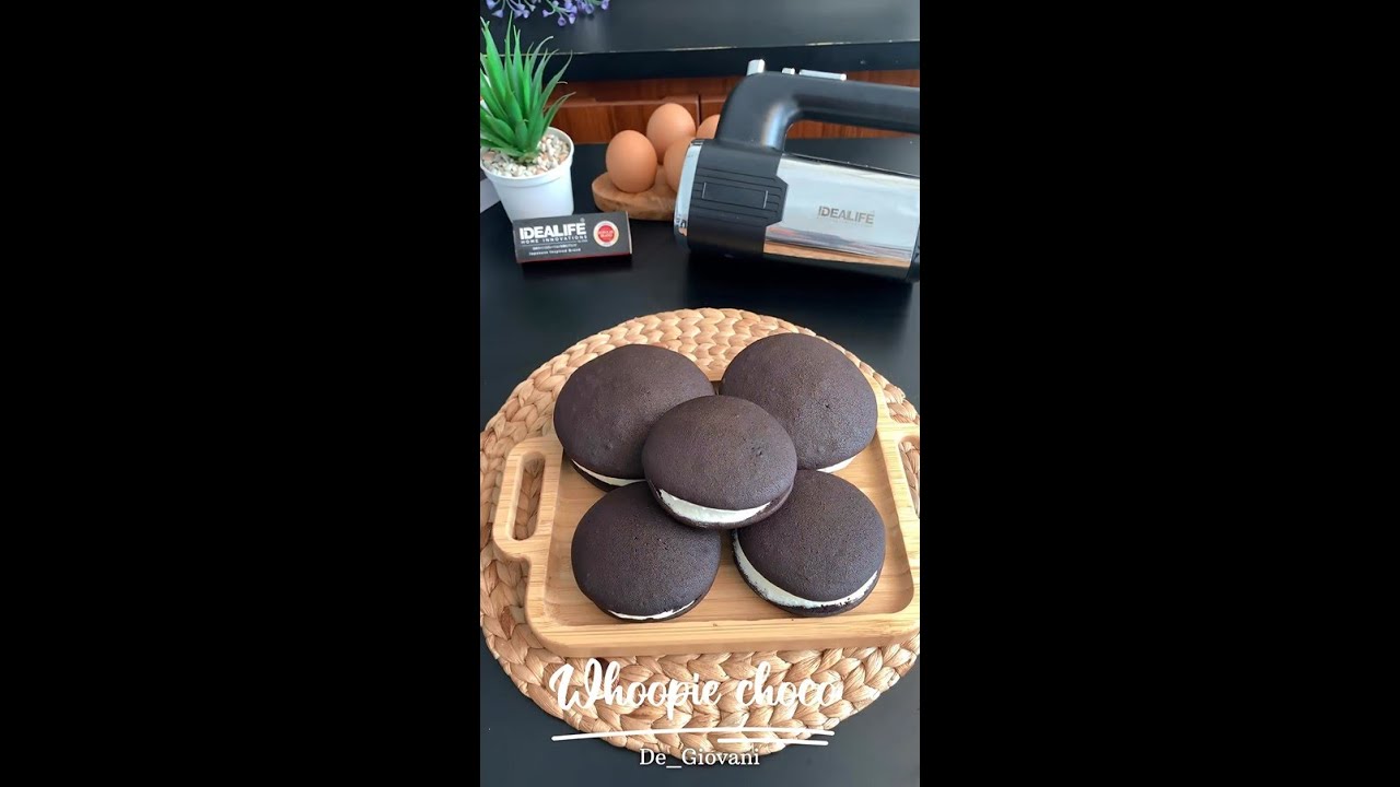 WHOOPIE CHOCO BY  @VanessadeGiovani IDEALIFE HAND MIXER (IL-221B)