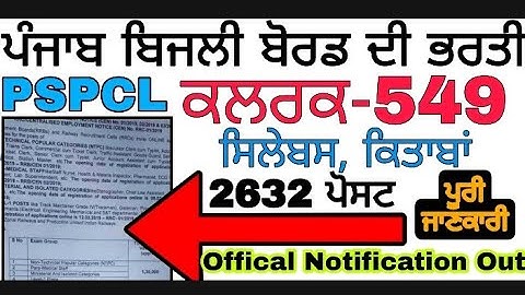 Pspcl Clerk | Clerk exam syllabus | clerk exam books | Pspcl Recruitment Full Information 2021
