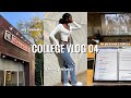 COLLEGE VLOG 04 | taking pictures, in person classes, college church