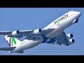 MAJESTIC Wamos Air Boeing 747-400 early takeoff at Düsseldorf Airport