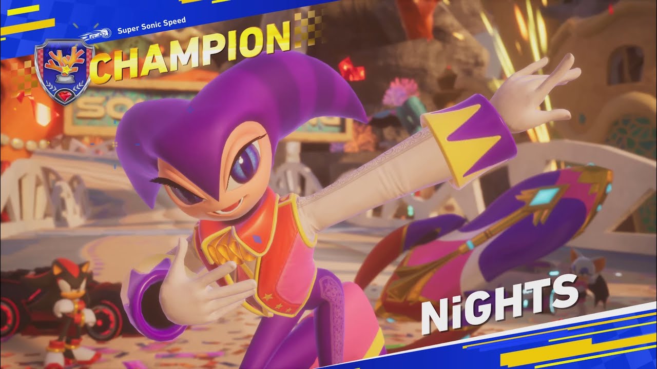 NiGHTS Takes on Shadow For the Coral Grand Prix - Gameplay