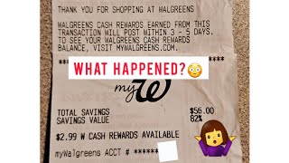 Walgreens Couponing 10/30-11/05||I didn't received my Walgreens cash. Weird happen🤔 RR not printing🥴