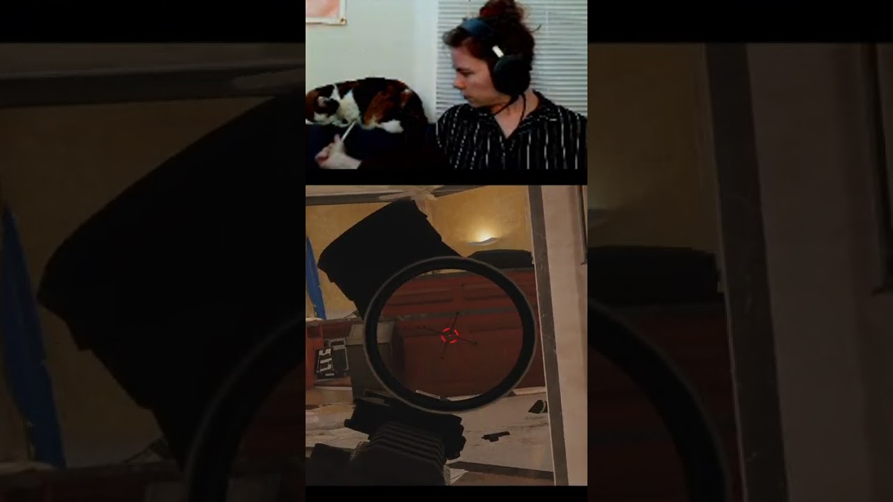 Why only play games when you can also play with the cat