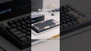 WOBKEY Rainy 75 Pro JIS Typing Sound | That “Rain-Like” Sound in a WOBKEY Rainy 75 Pro JIS Typing Sound | That “Rain-Like” Sound in a