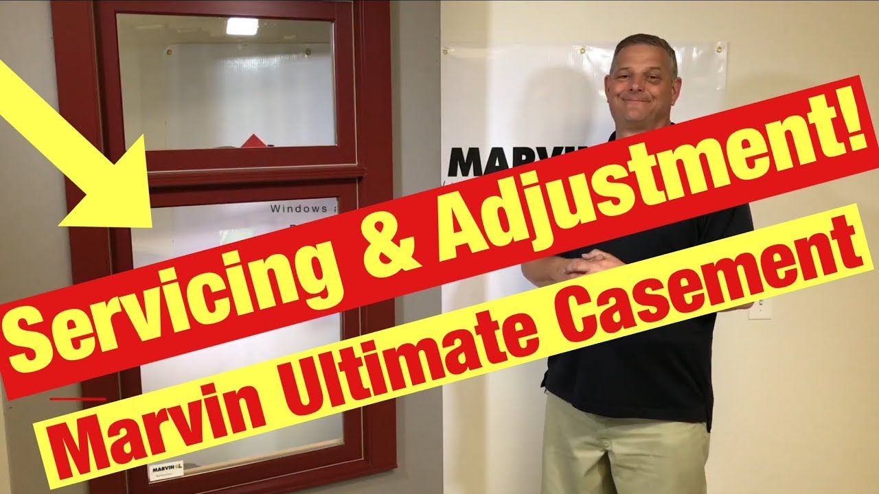 Как отрегулировать и обслуживать оконную раму Marvin Ultimate