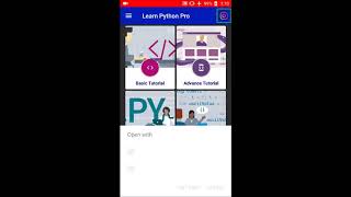 Learn about Learn python Pro app. it's a very good and most important app for the blind users.