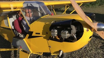 Piper cub J-3   1/3 Balsa USA      Water float installed.