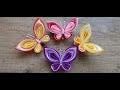 DIY/ Butterfly decoration/ Satin ribbon butterfly/ Kanzashi satin ribbon / Creative craft/ Handmade