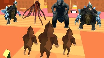 kaiju Run game - All Monsters Gameplay | all levels #19