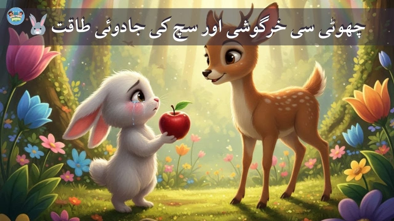 Little Bunny and the Magic of Truth | Moral Story for Kids | Urdu Kids Story