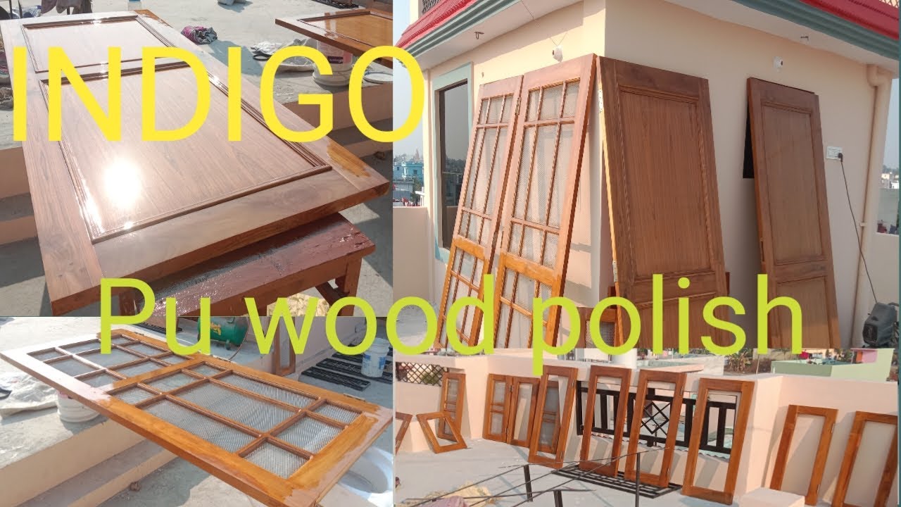 PU Polish pu polish kaise karen door painting ideas interior
