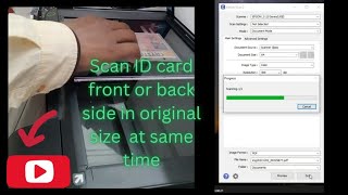 How To Scan Both side document in one page | Scan ID Card  Both Sides At One In Time Original Size screenshot 3