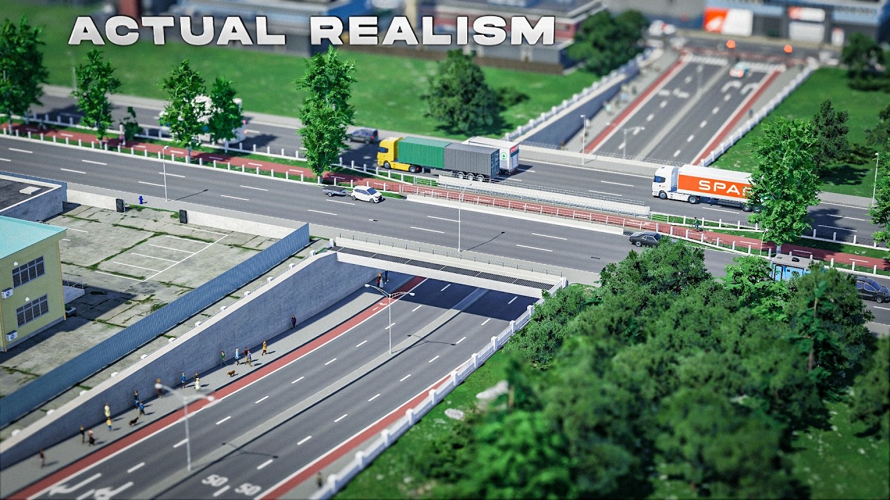 Ваши подземные переходы ужасны | Реализм божественного уровня | Cities Skylines 2