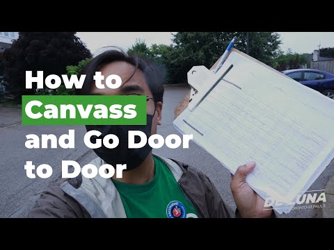 How To Canvass and Go Door to Door