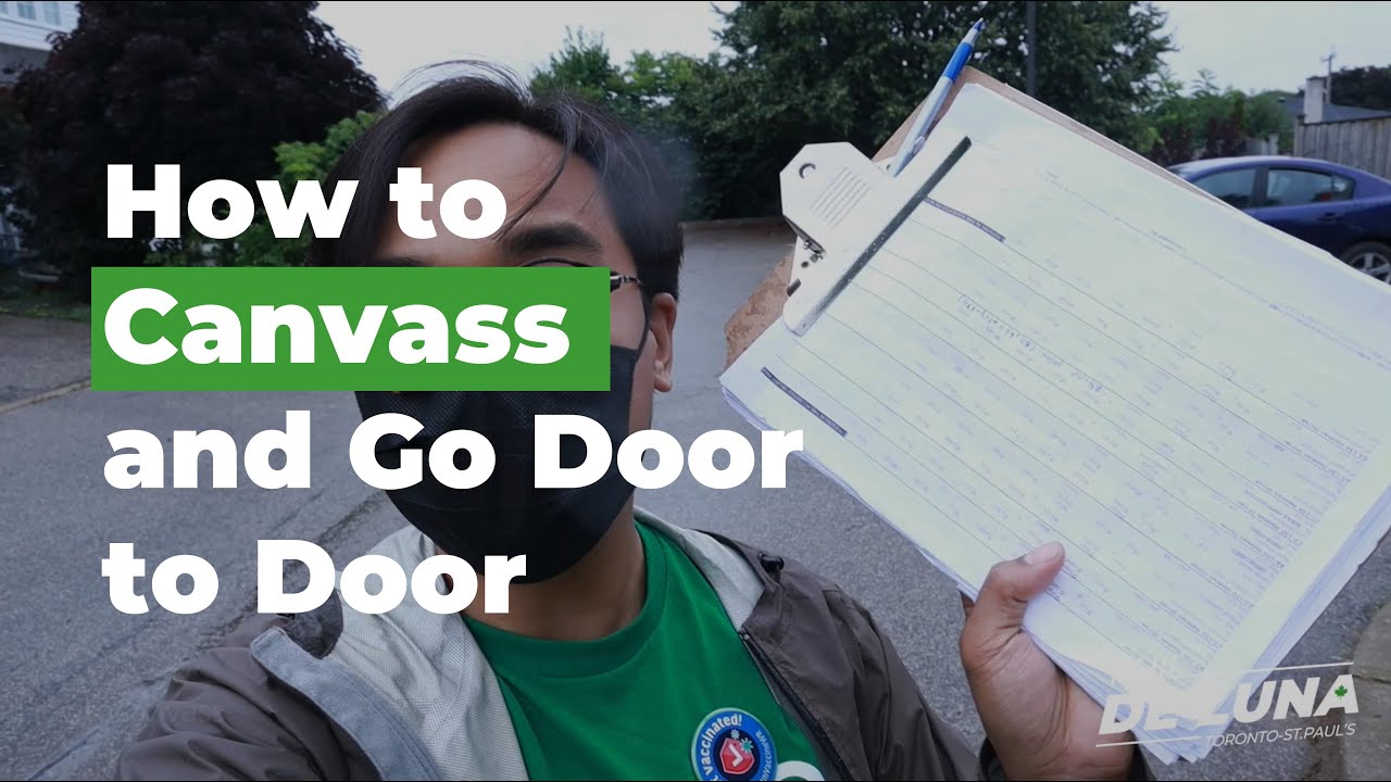 How To Canvass and Go Door to Door YouTube