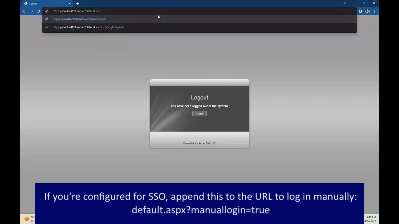 Archer Authentication via API - YouTube