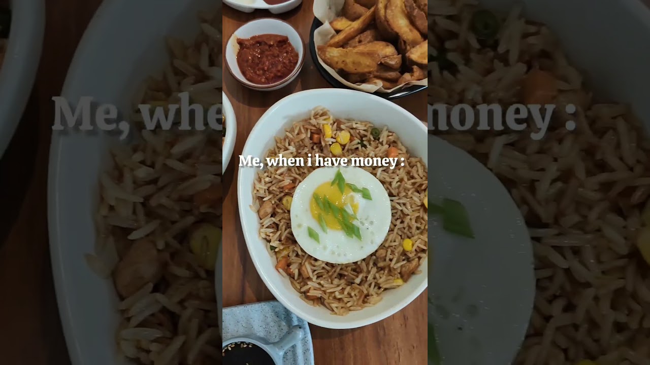 Rich or broke… food stays the same 😂