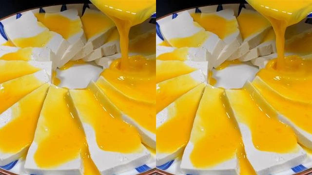 万万没想到，把鸡蛋淋入豆腐里面，出锅变成一道经典美食，太香了 #鸡蛋的神仙吃法 #豆腐的神仙吃法 #美食