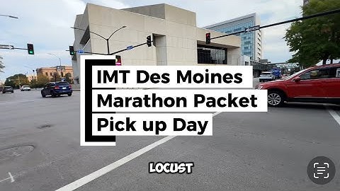 IMT DES MOINES MARATHON PACKET PICKUP DAY