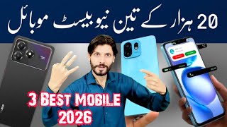 New Best Mobiles Under 20k in Pakistan Market 2026. Thumb