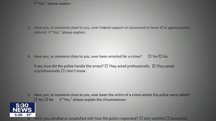 Daunte Wright shooting: First look at juror questionnaire in Kim Potter trial | FOX 9 KMSP