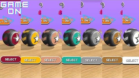 Going Balls Arrow Ball of 7 different colors Compilation Android gameplay Walkthrough