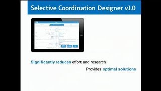 Eaton's Selective Coordination Designer v1.0 tool Profile