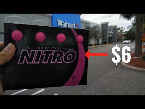 Cheapest Golf Ball at Walmart (Nitro Golf Ball Review)